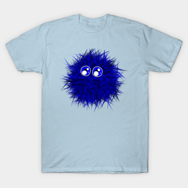 Blue fuzz ball by Immarts